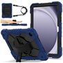 Mobigear SureGrip Xtreme Samsung Galaxy Tab A9 Plus (2023) Case Plastic / Silicone Back cover + Shoulder Strap + Stand - Blue