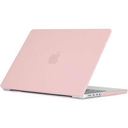 Mobigear Matte MacBook Pro 16 polegadas (2021-2026) Capa rígida para MacBook - Rosa pastel - Modelo A2485 / A2780 / A2991 / A3186 / A3428 / A3429