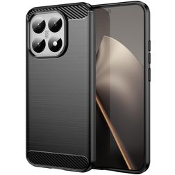 Mobigear Brushed Slim Xiaomi 15T Flexible TPU Back cover - Black