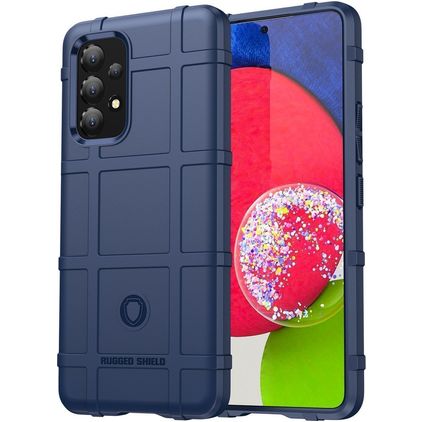 Mobigear Rugged Shield Samsung Galaxy A53 TPU flexible Carcasa Antigolpes - Azul