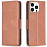 Mobigear Excellent iPhone 15 Pro Funda tipo libro Cartera - Marrón