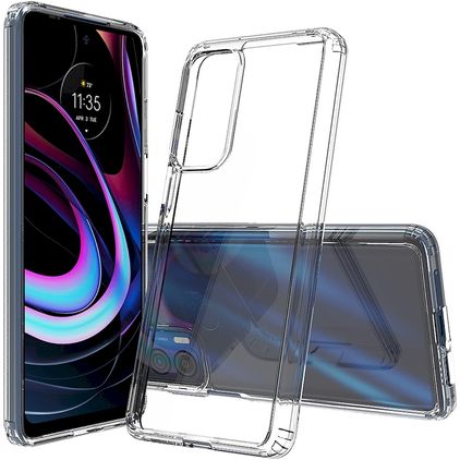 Mobigear Crystal Transparente Motorola Edge (2021) Funda Plástico rígido Carcasa - Transparente