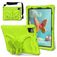 Mobigear Butterfly iPad Air 11 polegadas (2026) Espuma EVA Capa traseira + Alça de ombro + Suporte - Verde