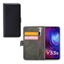 Mobilize Classic Gelly Wallet Vivo Y33s Lompakkokotelo + Setelitasku - Musta