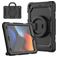 Mobigear RingGuard iPad 9 (2021) Pouzdro Plast / Silikon Zadní kryt + Stojánek - Černá