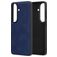 Mobiparts Classic Samsung Galaxy S26 MagSafe TPU / Konstläder Skal - Sapphire Blue
