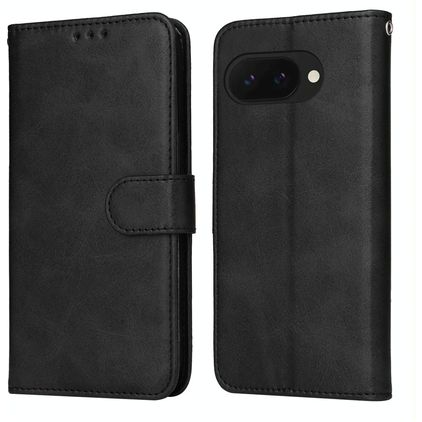Mobigear Wallet Google Pixel 9a Lompakkokotelo + Setelitasku - Musta
