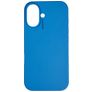 Nudient Base iPhone 16 Plus Silicone Capa traseira - Vibrant Blue