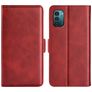 Mobigear Slim Magnet Nokia G21 Wallet case - Red
