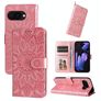 Mobigear Sunflower Google Pixel 9a Etui z klapką typu portfel - Różowe złoto