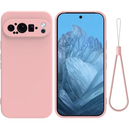 Mobigear Colors Google Pixel 9 Pro TPU flexível Capa traseira - Rosa