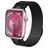 Mobigear Mecha Loop Milanolaisranneke Apple Watch Ranneke Magneettilukko - 49/46/45/44 mm - Musta