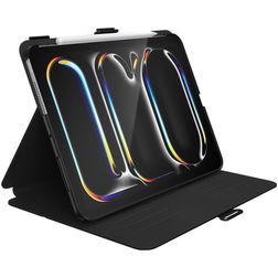 Speck Balance Folio iPad Pro 11 polegadas (2025) Capa livro + Suporte para caneta stylus - Preto