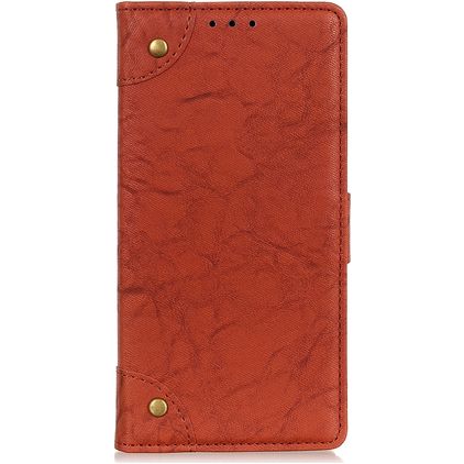 Mobigear Ranch Samsung Galaxy A21 Pungetui med Seddelrum - Brun