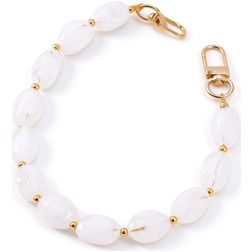Mobigear Cordão para telemóvel universal ajustável Plástico rígido - Milky White