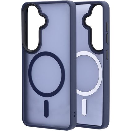 Mobiparts Hardcover Samsung Galaxy S26 MagSafe Hardcase Back cover - Satin Blue