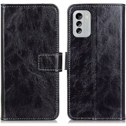 Mobigear Basic Nokia G60 5G Knížkové pouzdro Peněženka - Černá