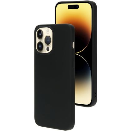 Mobiparts iPhone 14 Pro Max Silicone Back cover - Black