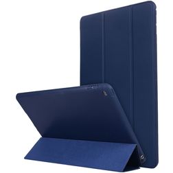 Mobigear Tri-Fold Gel iPad 8 (2020) TPU / Poliuretano (PU) Cover a libro - Blu