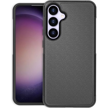 Mobigear Traveller Samsung Galaxy S24 Hard Case Back cover Shockproof - Black