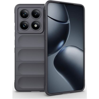 Mobigear Bumpy Xiaomi 14T Pro Joustava TPU Suojakuori - Harmaa
