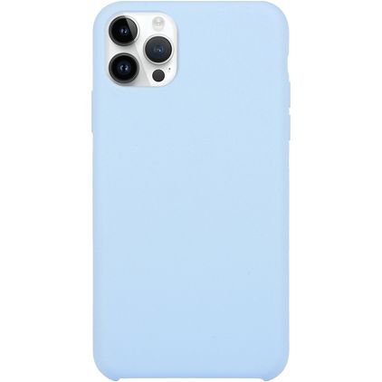 Mobigear Rubber Touch iPhone 15 Pro Max Silikon Etui plecki - Niebieski