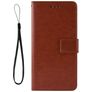Mobigear Wallet Motorola One Vision Funda tipo libro Cartera - Marrón