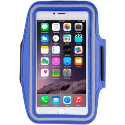 Mobigear Running Phone Holder Neoprene Sports Case Sports armband (max 16 cm x 8 cm) - Dark Blue