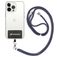 Mobigear Lanyard Universellt justerbart mobilband - Svart / Grå