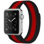 Mobigear Color Loop Maglia milanese Apple Watch Cinturino Chiusura magnetica - 42/41/40/38 mm - Nero / Rosso