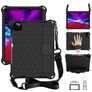 Mobigear Ruggedized iPad 11 (2025) EVA foam Back cover + Stylus Holder + Shoulder Strap + Stand - Black