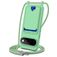 Mobigear Lanyard Card Google Pixel 11 Pro Silicone Capa com cordão e porta-cartões - Verde