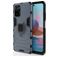 Mobigear Armor Ring Xiaomi Redmi Note 10 4G Funda Plástico rígido Carcasa Antigolpes con anillo - Azul