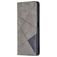 Mobigear Rhombus Slim Xiaomi 11T Capa livro - Cinzento