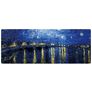 Mobigear Anti-Slip Mouse Mat - 40 x 90 cm - Starry Night Over the Rhône