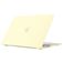 Mobigear Cream Matte MacBook Air 15 polegadas (2023-2026) Capa rígida para MacBook - Amarelo - Modelo A2941 / A3114 / A3241 / A3448