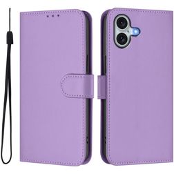Mobigear Urban Wallet iPhone 16 Plus Lompakkokotelo + Setelitasku - Violetti