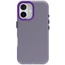 Mobigear Crystal iPhone 16 Plus Funda Plástico rígido Carcasa - Morado