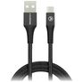 Mobilize Strong Nylon Cabo USB-A para USB-C 1 m - Preto