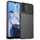 Mobigear Groove Motorola Moto E22 Fleksibel TPU Bagsidecover - Sort