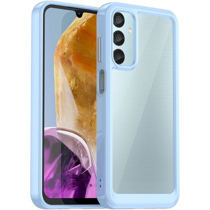 Mobigear Crystal Samsung Galaxy M15 Hardcase Back cover - Blu