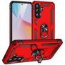 Mobigear Armor ring Samsung Galaxy A37 Hardcase Etui plecki Wstrząsoodporne z pierścieniem - Czerwony