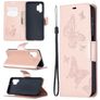 Mobigear Butterfly Samsung Galaxy A32 5G Plånboksfodral med sedelfack - Roséguld