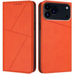 Mobigear Frosted Flip iPhone 18 Pro Funda tipo libro Cartera - Naranja