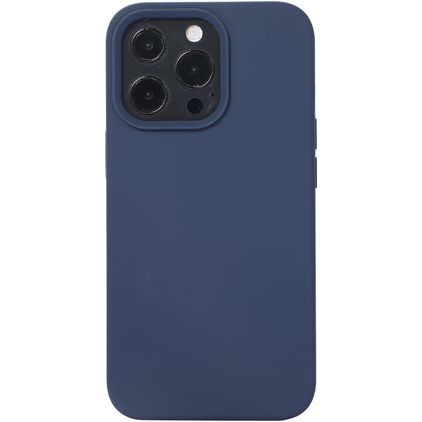 Mobigear Rubber Touch iPhone 14 Silikon Skal - Marinblå