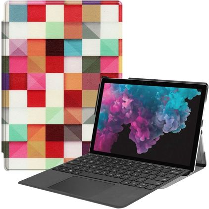 Mobigear Design Microsoft Surface Pro 7 Plånboksfodral - Mosaic