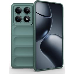 Mobigear Bumpy Xiaomi 14T Pro TPU flessibile Back cover - Verde