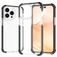 Mobigear Full Bumper iPhone 14 Plástico rígido Capa traseira Antichoque - Preto
