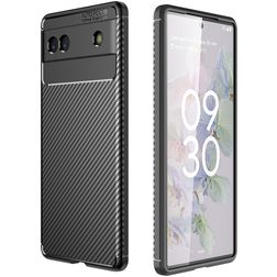 Mobigear Racing Google Pixel 6a Flexibilní TPU Zadní kryt - Černá