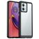 Mobigear Crystal Motorola Moto G84 Hårdt Bagsidecover - Sort